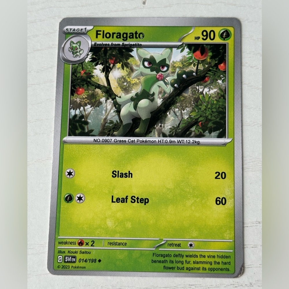 Floragato Pokémon Card